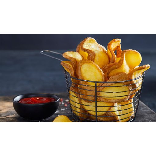 S alakú sós héjas burgonyaszeletek ropogós bevonattal McCain